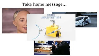 Take home message…
 