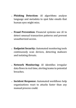🤖 AI and Automation in Cyber Security Development The Future of Digital ...