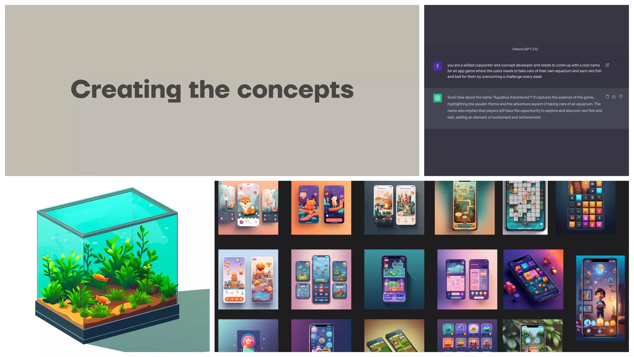 Creating the concepts
 