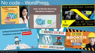 @sebrose@mastodon.scot seb@claysnow.co.uk
No code - WordPress
 