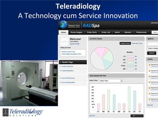 Teleradiology
A Technology cum Service Innovation
 