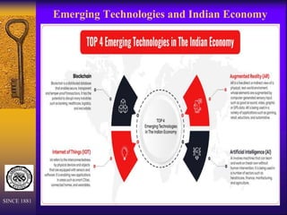 Emerging Technologies and Indian Economy
SINCE 1881
 
