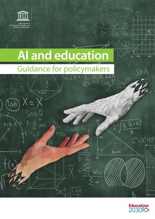 AI and education
Guidance for policymakers
 