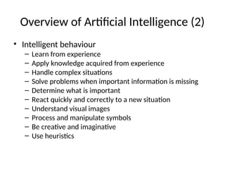 Artificial Intelligence and expert system | PPT