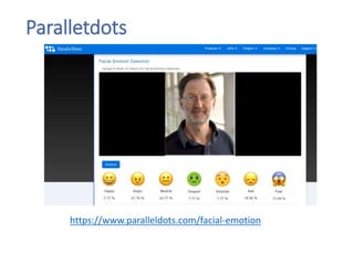 Paralletdots
https://www.paralleldots.com/facial-emotion
 