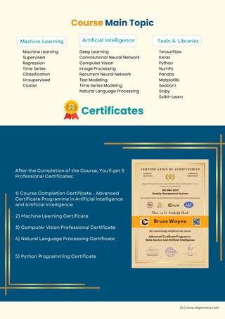 Advanced Certification Program In Artificial Intelligence & Machine ...