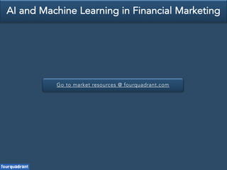 Go to market resources @ fourquadrant.com
AI and Machine Learning in Financial Marketing
 