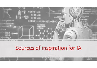 Sources of inspiration for IA
 