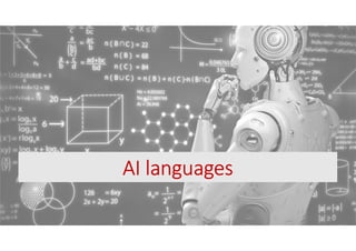 AI languages
 