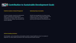 Harnessing AI for Achieving Sustainable Development Goals in Smart ...