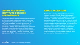 10
ABOUT ACCENTURE
Accenture is a leading global professional services
company, providing a broad range of services and
so...