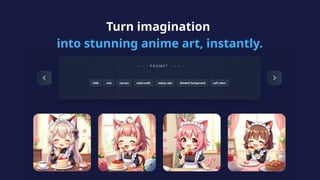 Create anime images and videos with AI - AI Anime | PPTX