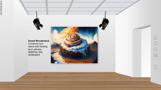 SLIDESMANIA.COM
SLIDESMANIA.COM
R
O
O
M
Q
Sweet Wonderland
Cinnamon bun
island with frosting
as a volcano.
SDMTAL/ Efe
05/06/2023
 