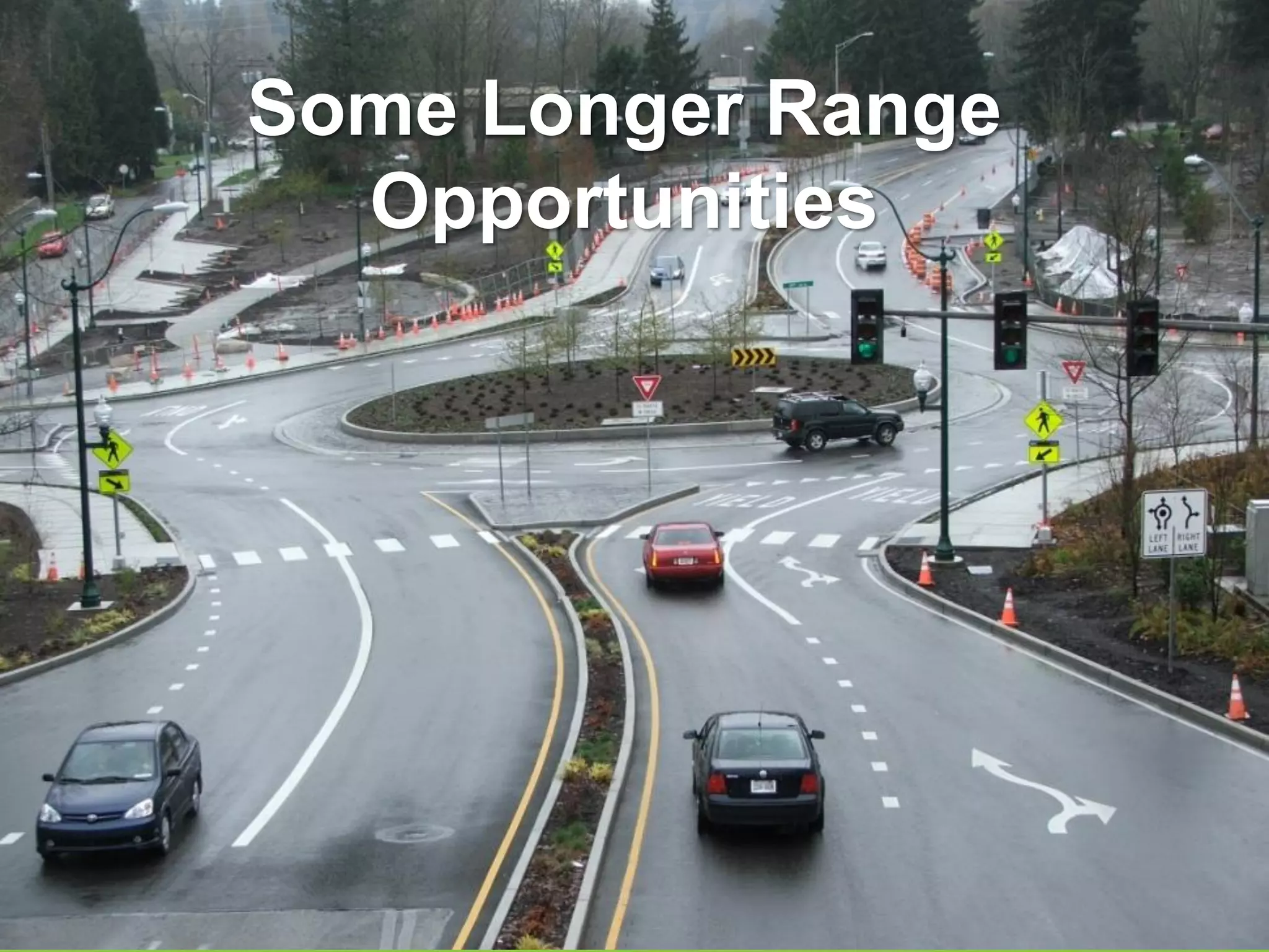 Some Longer Range
Opportunities
 