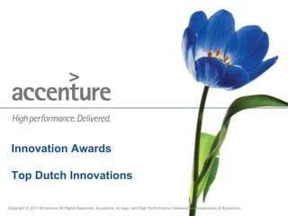 Innovation Awards Top Dutch Innovations 