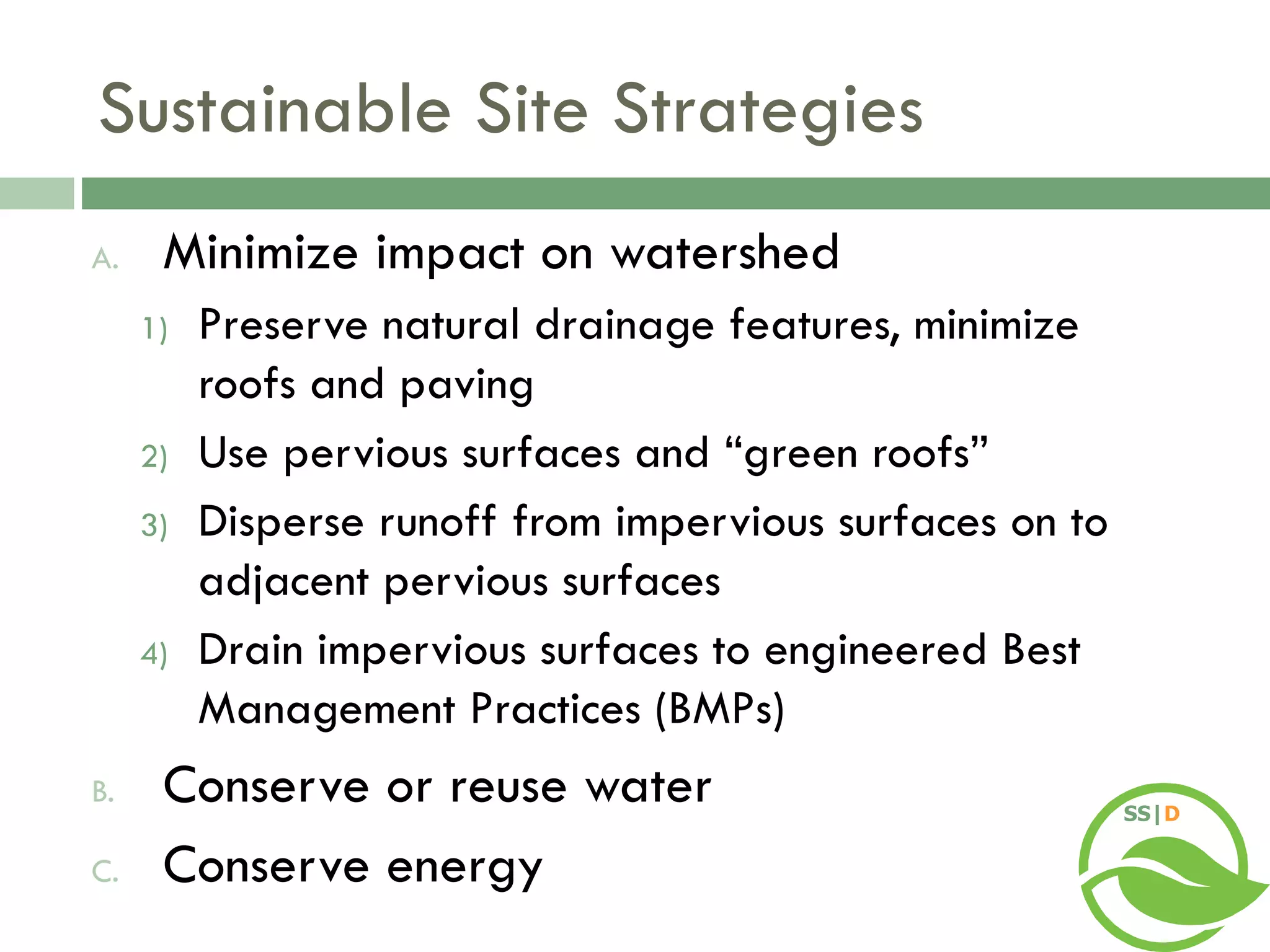 Sustainable Site Design | PPT