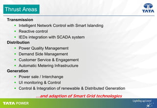 Thrust Areas
Transmission
Intelligent Network Control with Smart Islanding
Reactive control
IEDs integration with SCADA sy...