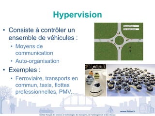 Institut français des sciences et technologies des transports, de l’aménagement et des réseaux
www.ifsttar.fr
Hypervision
...