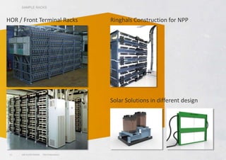 Kuntsman Racks Battery Racks and Cabinet Solutions | PPTX