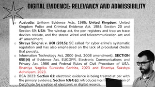 Wiretap Evidence ArtificiaI Intelligence based Cyber Forensic Tools: Relevancy and ...