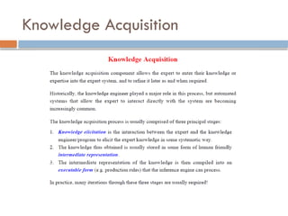 Knowledge Acquisition
 
