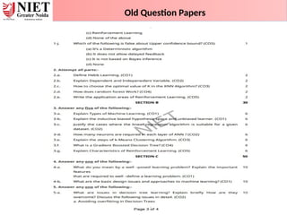 Old Question Papers
 