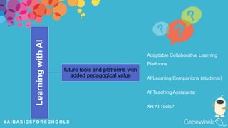 AI BASICS FOR SCHOOLS - CodeWeek MOOC Presentation | PPTX