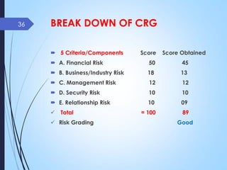 AIBB 202 Lesson 2.6: CRG & Internal Credit Risk Rating Systems (ICRRS ...