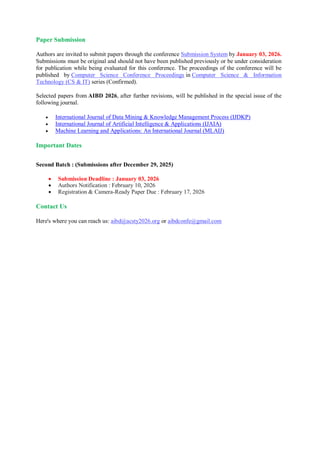 7th International Conference on Artificial Intelligence and Big Data ...