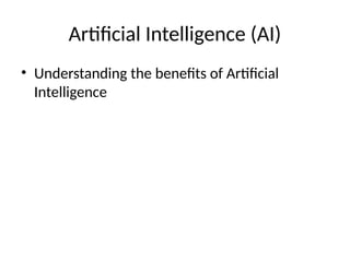 Harnessing Artificial Intelligence for Business Efficiency and ...
