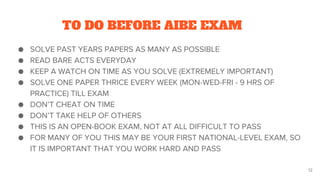 AIBE XVI 2021 (PART 1) by Shraddha Pandit | PPTX