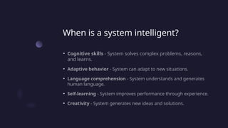 AI: Beyond Generative AI and LLM | Harrie de Groot (harrie.dev) | PPTX