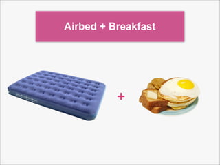 Airbed + Breakfast
+
 