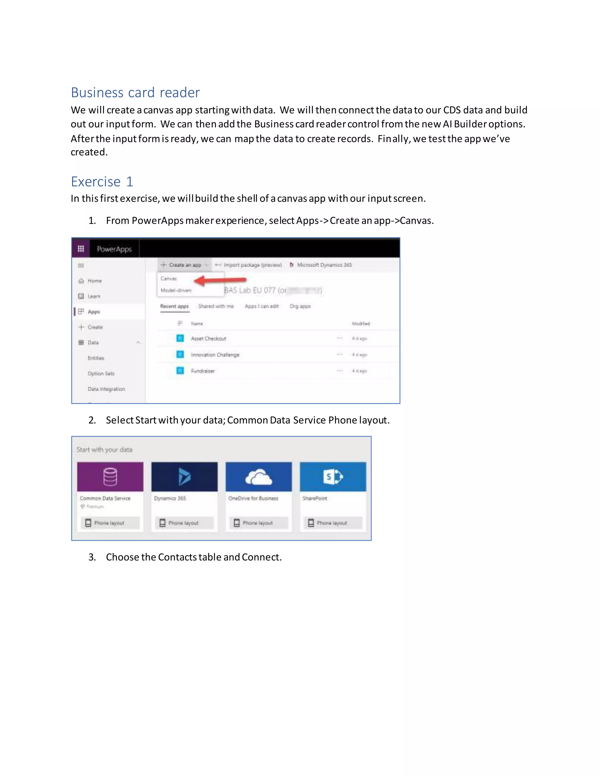 AI Builder Business Card Reader PDF