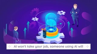 AI won't take your job, someone using AI will
27
 