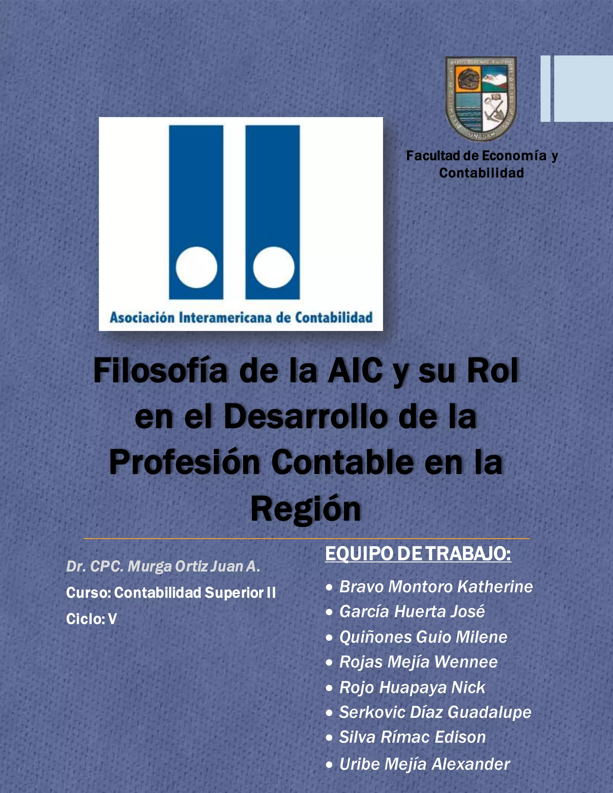 ASOCIACIÓN INTERAMERICANA DE CONTABILIDAD - AIC PDF