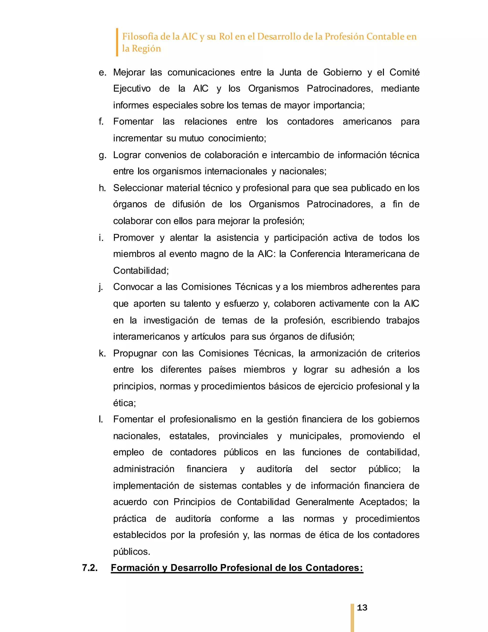 ASOCIACIÓN INTERAMERICANA DE CONTABILIDAD - AIC PDF