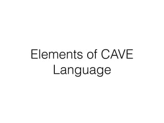CAVE Language Presentation for AI Camp | PDF
