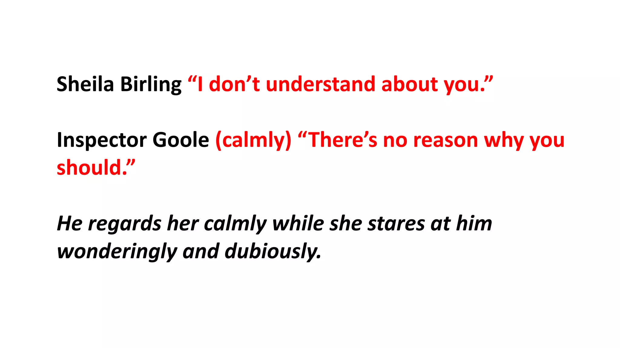 'An Inspector Calls' - Quotation Bank | PPTX