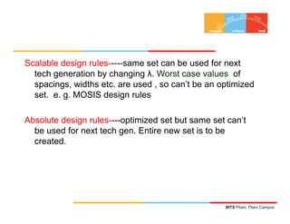 Example Cmos Design Rules Aicd cmos layouts | PDF