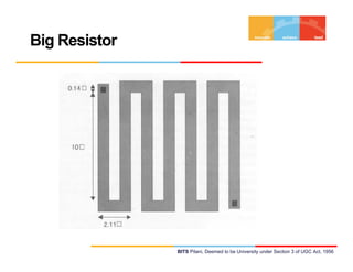 Big Resistor
BITS Pilani, Deemed to be University under Section 3 of UGC Act, 1956
 