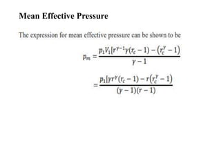 Mean Effective Pressure
 