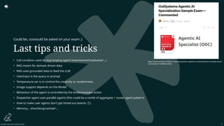 Agentic AI Specialist OutSystems ODC Certification | PPTX