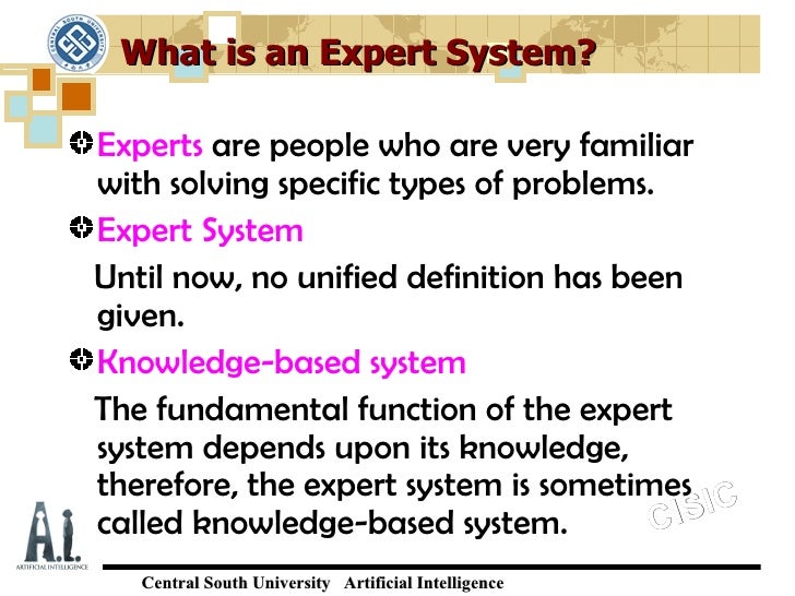 Expert Systems