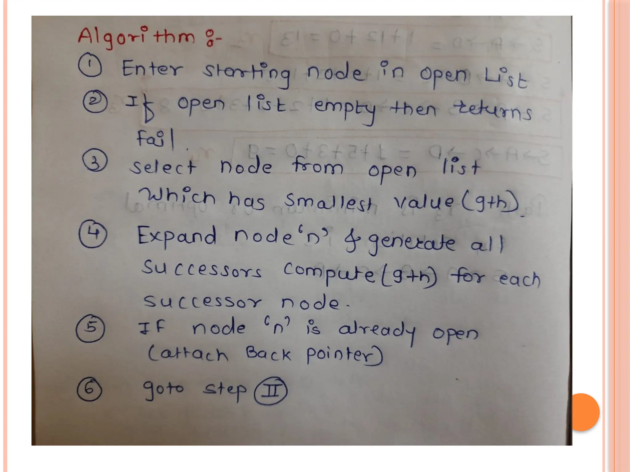 Searching in Artificial Intelligence for UG