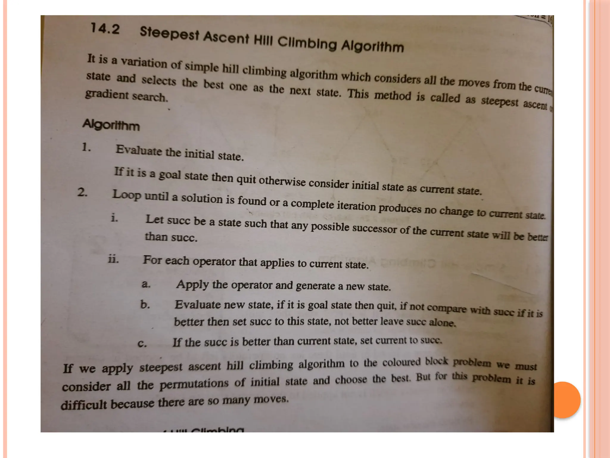 Searching in Artificial Intelligence for UG