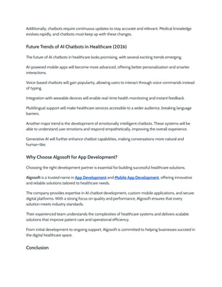 AI Chatbots in Healthcare: Benefits, Use Cases & Future Trends (2026 ...