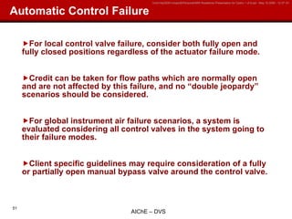 Ai Ch E Overpressure Protection Training | PPT