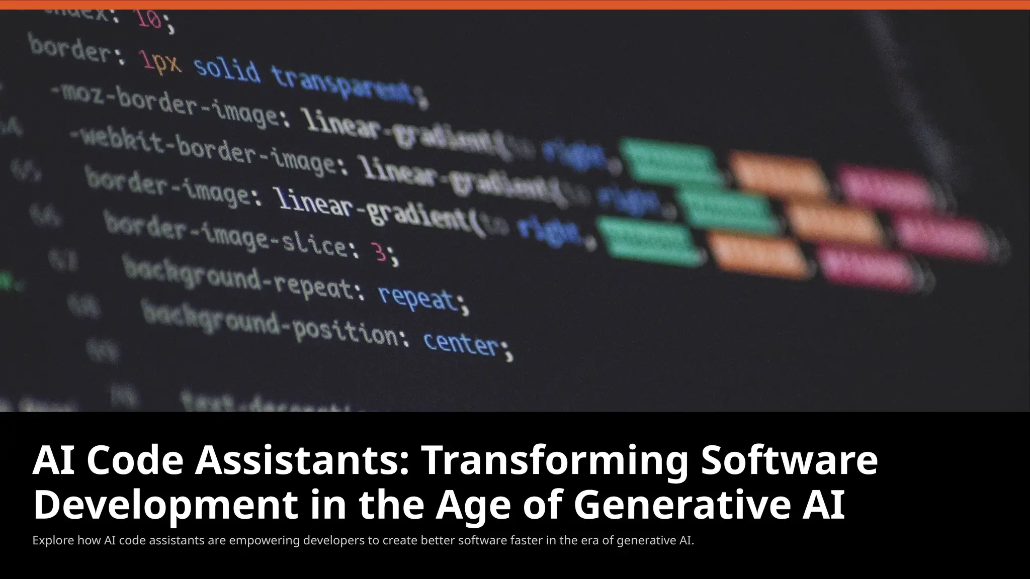 AI Code Assistants: Transforming Software
Development in the Age of Generative AI
Explore how AI code assistants are empowering developers to create better software faster in the era of generative AI.
 