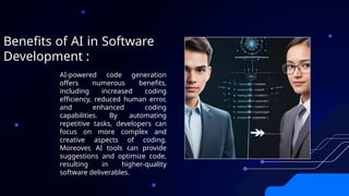 "AI Code Generation: Revolutionizing Software Development with ...